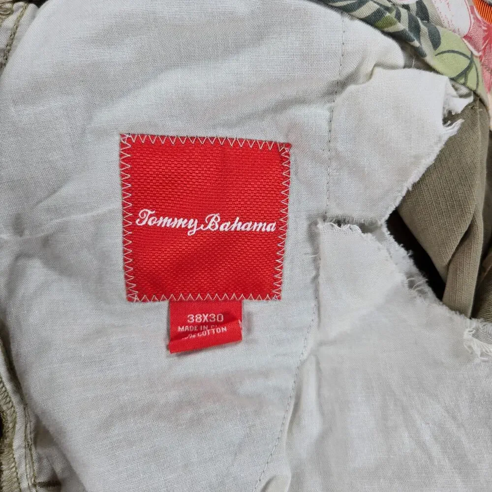 Tommy Bahama Silk‎ Blend Tan Lightweight Pleated Pants Men's Size 38